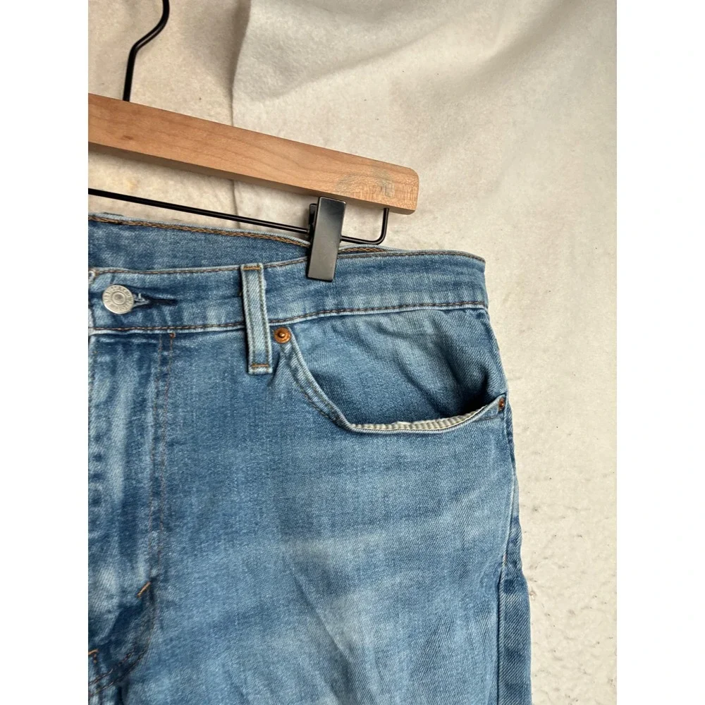 Levis 541 Athletic Taper Mens Blue Stretch Denim Jeans W36 L32 Medium Wash